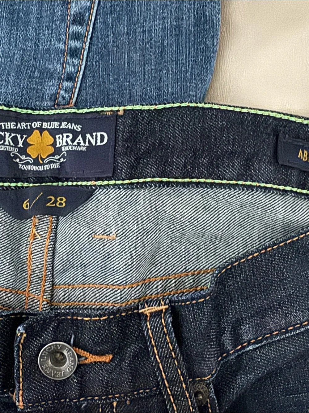 Lucky Brand Abbey jean shorts women's Size 6/28